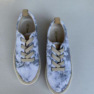 Spenco multicolor gray Canvas Slip-On Comfort Sneaker Shoes Women's US 7 B